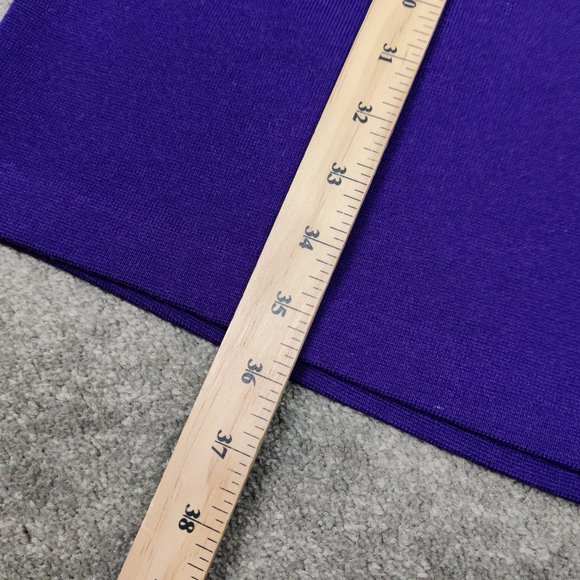Andrea Jovine Women's Dress Size M Purple Wool Crew Neck Quiet Luxury Chic Warm - Picture 8 of 8